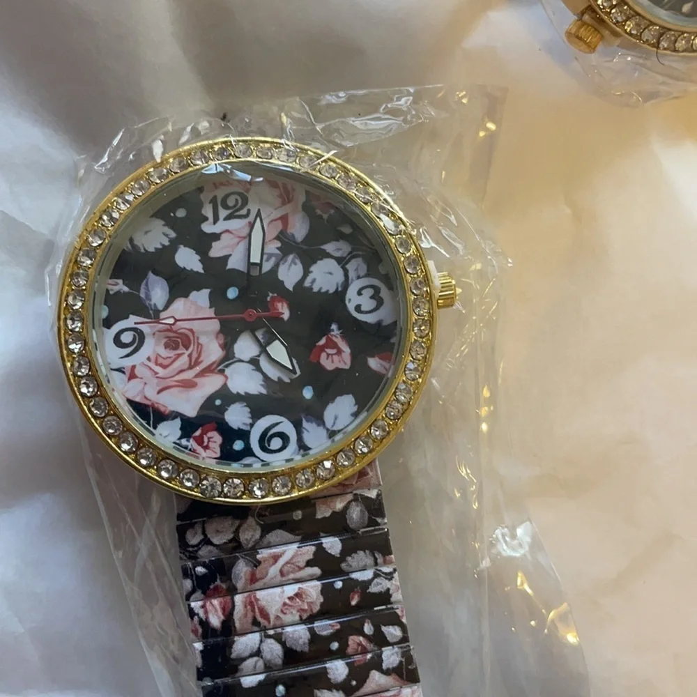Time To Blossom Floral Watch